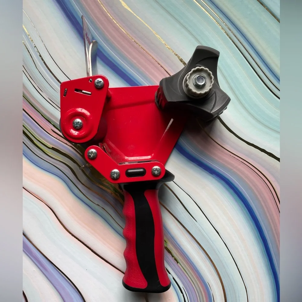 Scotch Red And Black Packing Tape dispenser / Box Sealer